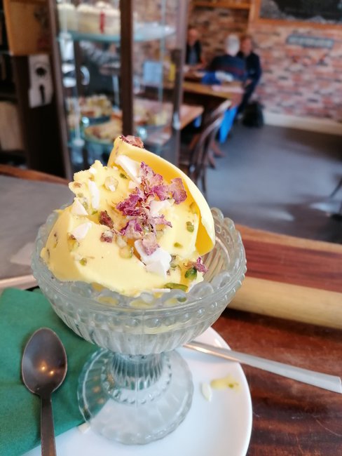 Persian Ice-cream: Pistachio & Saffron